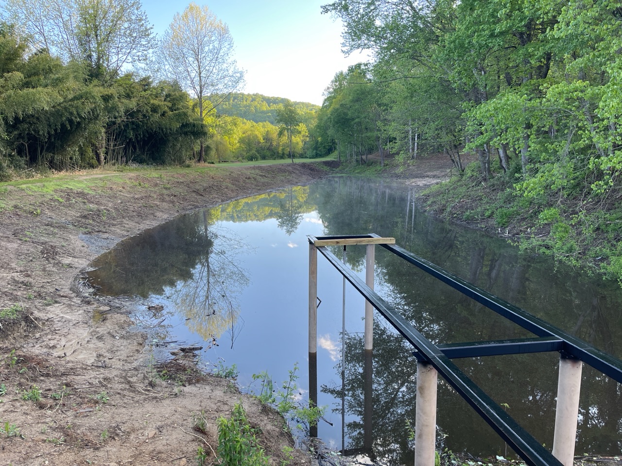 Pond Restoration Progress Fletcher Academy Pond Restoration Progress Fletcher Academy