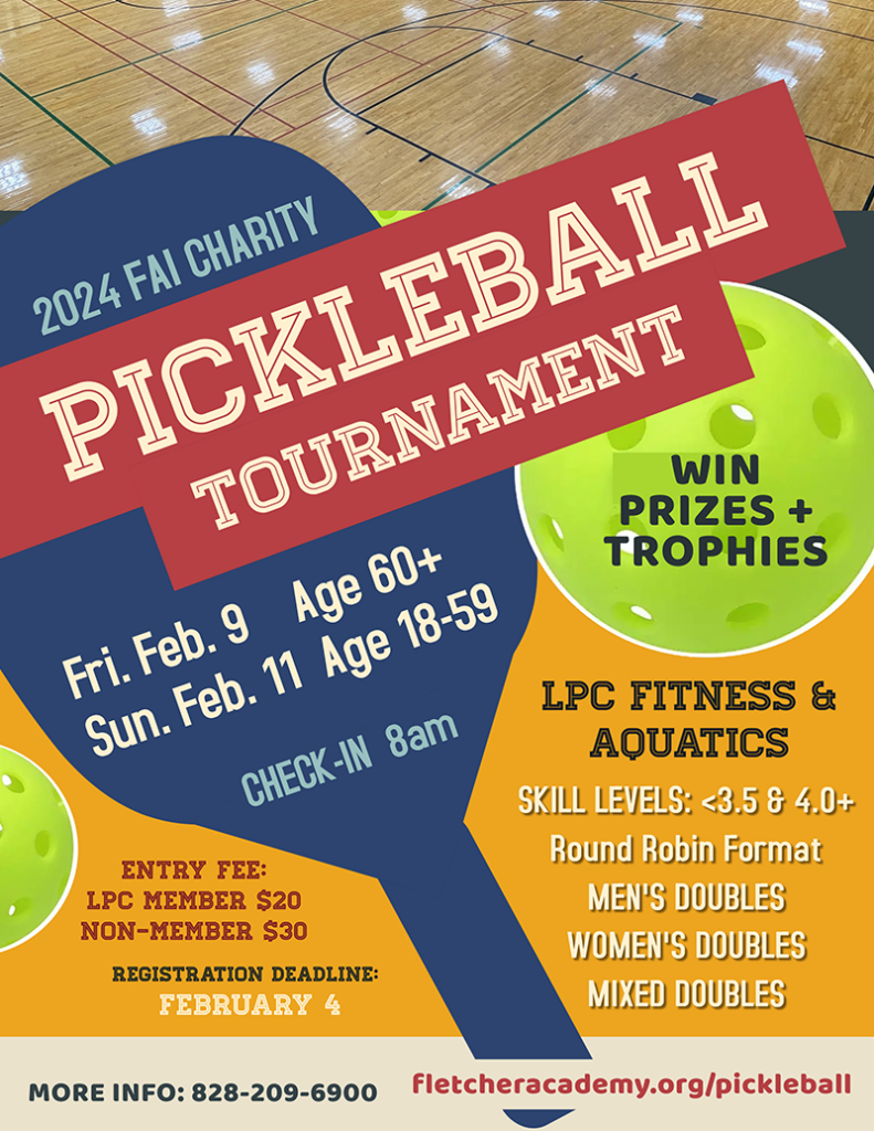 FAI Charity Pickleball Tournament – Fletcher Academy